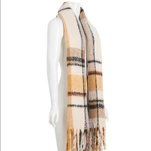 Womens Cejon Spacious Plaid Blanket Wrap